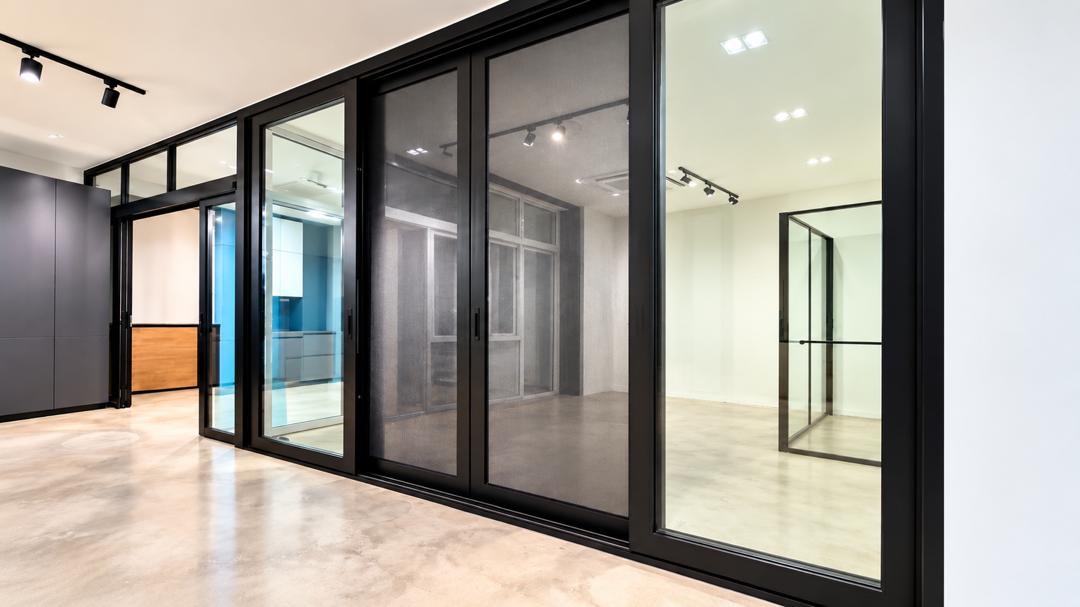2 in 1 sliding door Johor Bahru by CT Aluminium