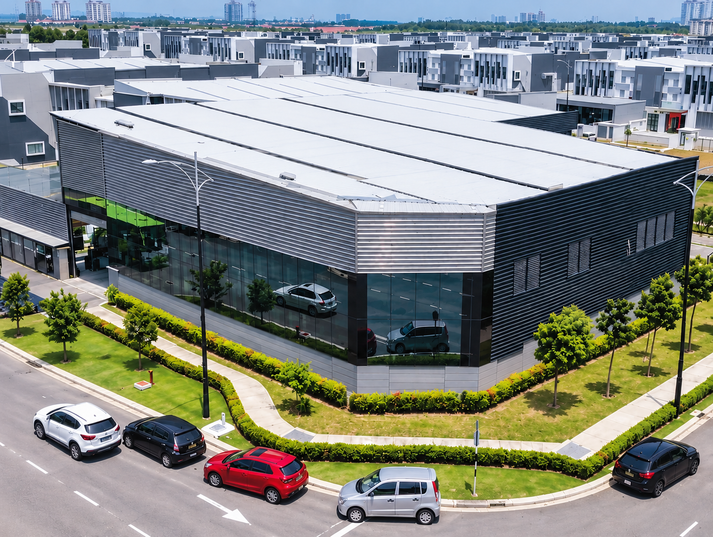 CT Aluminium fabrication facility exterior in Johor Bahru